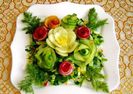 platou ornament din legume