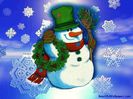 love-snowmen-blue-background