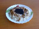 Orez cu lapte, scortisoara si dulceata de struguri