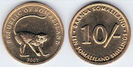 10 shillinigi, 2002, 1116, maimuta de catifea