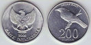 200 rupiah, 2008, vrabie balineza, 1131