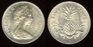 5 centi, Insulele Bahamas, 1969