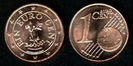 1 euro-cent, Austria, 1999+, 1.2