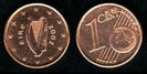 1 euro-cent, Irlanda, 1999+, 1.3