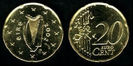 20 euro centi, Irlanda, 2004, 20.5