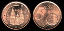 5 euro centi, Spania, 1999, 5.3