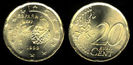 20 euro centi, 1999, 20.7