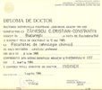 Diploma de doctor inginer, 1986