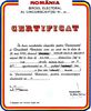 Certificatul alegerii ca deputat de Iasi
