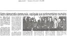 Articol din ziarul belgian Nord Eclair privind vizita delegatiei romane
