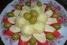 gustare festiva din cascaval si surimi