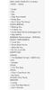 music list