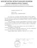Imputernicire ca presedinte al filialei Iasi