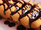 Desert : Chec cu sos de ciocolata