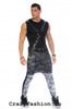 bluza-cu-aplicatii-de-piele-eco-clubbing-by-mephisto-atelier-cod-1055~2525