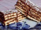 Desert : Tort de biscuiti cu crema de cacao