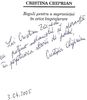 Dedicatie, Iasi 3 aprilie 2005