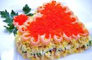 salata festiva "cu dragoste"