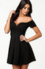 Black-Sexy-Drop-shoulder-Skater-Dress-LC21513-254x381
