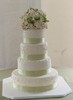 White and sage Wedding Cake 3