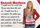 Hannah Montana scris