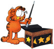 Garfield-magician