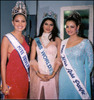 Priyanka cu Lara Dutta si Diya Mirza cnd au fost incoronate Miss