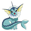 Vaporeon,evolutia sa de apa