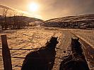 Early Morning Hay Wagon, Idaho