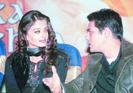 Arjun si Aishwarya Rai la Conferinta de presa a filmului Dil Ka Rishta-2003 unde ei 2 erau protagoni