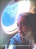 miley in avion