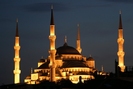 Sultan Ahmed Mosque in Istanbul - Turkey (night)