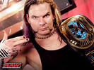 Jeff Hardy cu Centura Intercontinentala
