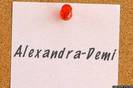Alexandra-Demi(rosu):DemyLovato(eu)