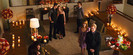 The Cullen family in living room