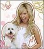 ashley tisdale and her dog