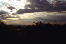 Sun behind Clouds 1