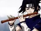 sasuke cu un fluier