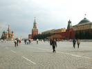 Moscova-Piata rosie,in centru Mausoleul Lenin