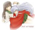 Kagome and Inuyasha fell_Happy