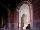 Taj Mahal Mosque in Agra - India (mihrab)