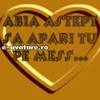 abia astept sa apari tu pe mess
