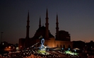 Muhammad Al Amin Mosque in Beirut - Lebanon (night)