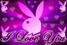 Pink Glitter Playboy Bunny Graphics