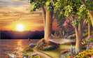 Sunset-on-the-lake