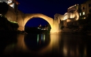 Mostar in Bosnia and Hercegowina (night)
